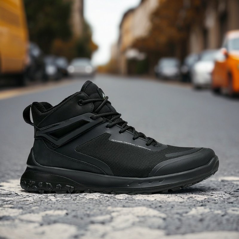 High Top Mesh Leather Shoes Me - Outdoor Hunting Fabric recension och pris