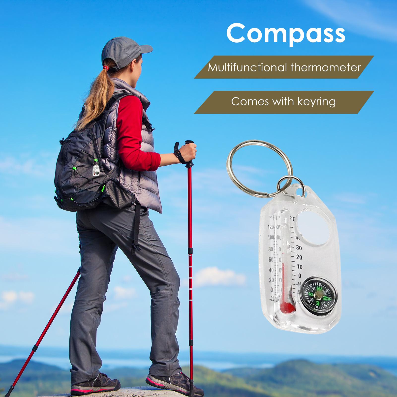 Portable Outdoor Keychain Comp - Outdoor Hunting Guide recension och pris