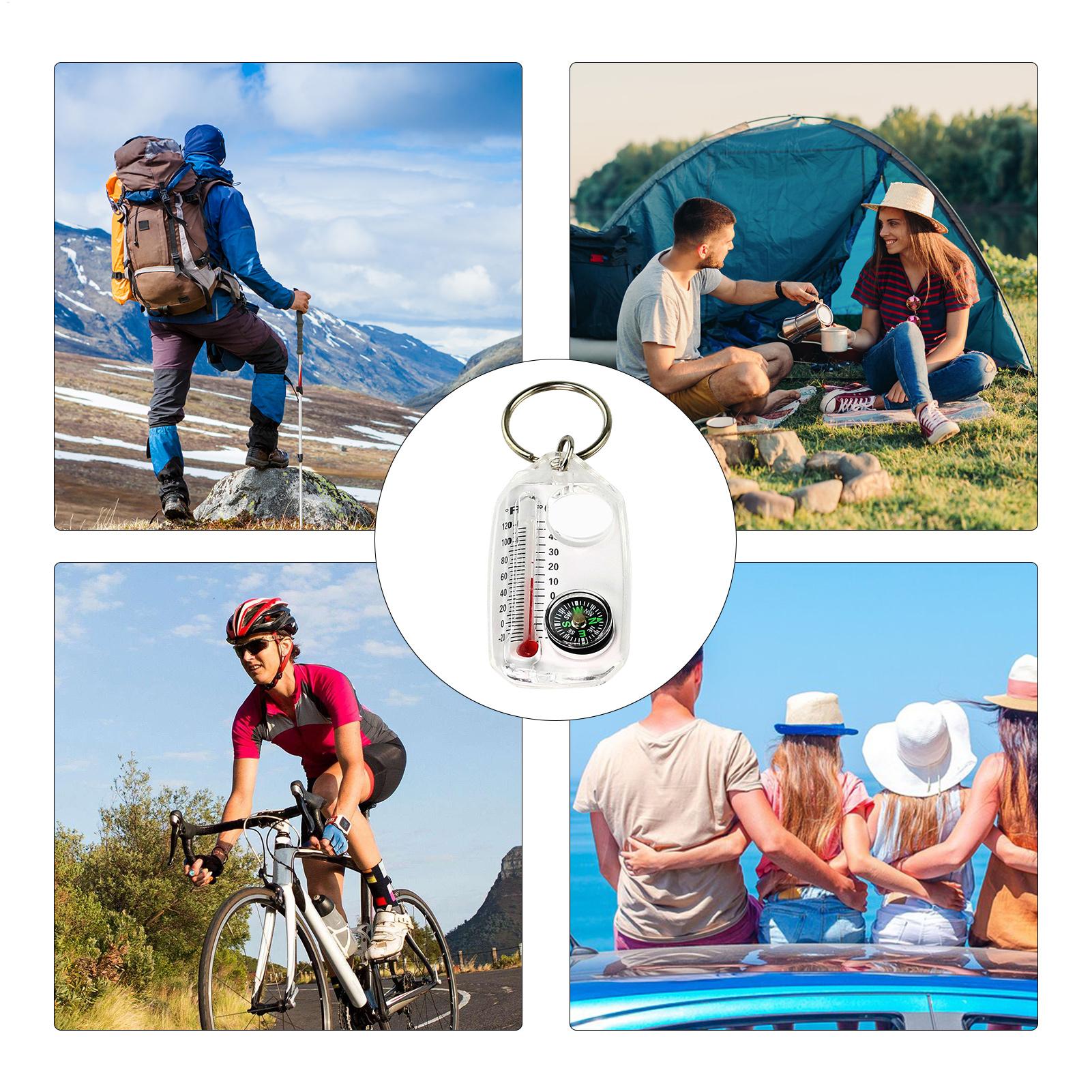 Portable Outdoor Keychain Comp - Outdoor Hunting Guide recension och pris
