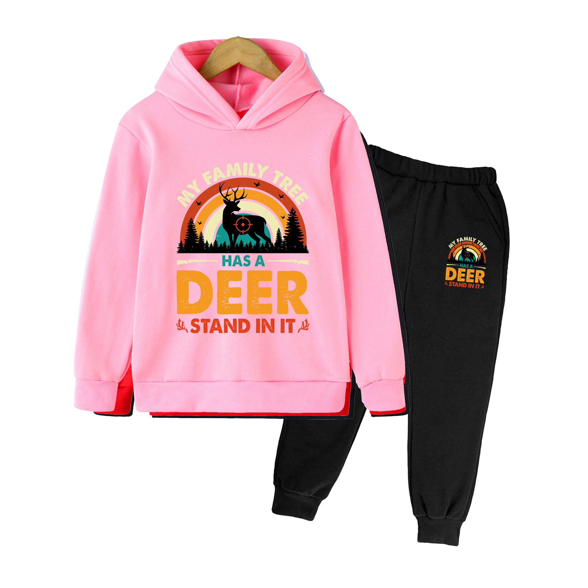 Kids Hoodie & Sweatpants Set,  - Outdoor Hunting Outfit recension och pris