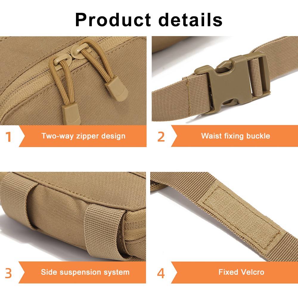 800D Oxford Fabric Fanny Bag T - Outdoor Hunting Fabric recension och pris