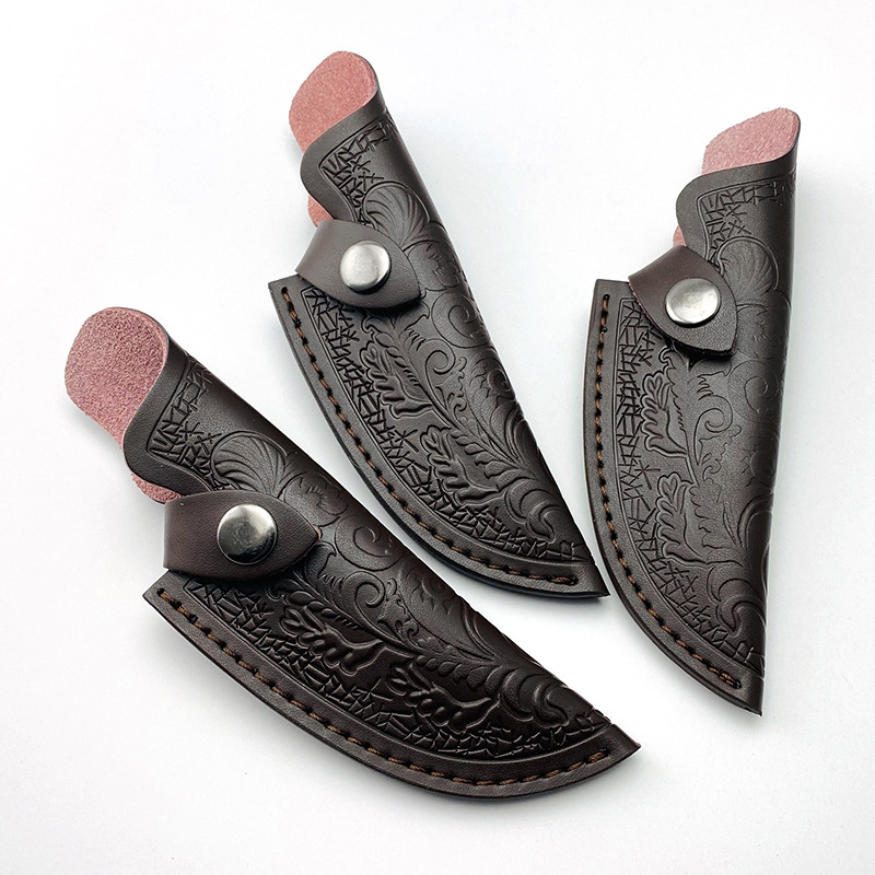 Cowhide Knife Sheath Outdoor S - Outdoor Hunting Knife Set recension och pris