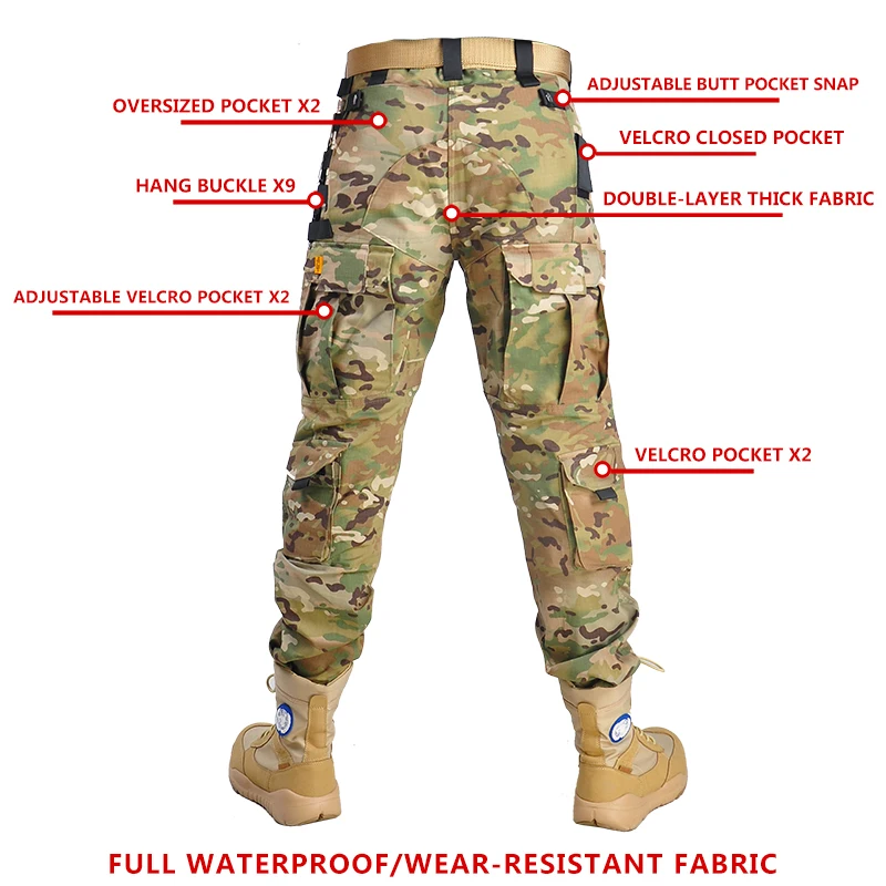 Men Outdoor Tactical Camo Unif - Outdoor Hunting Outfit recension och pris