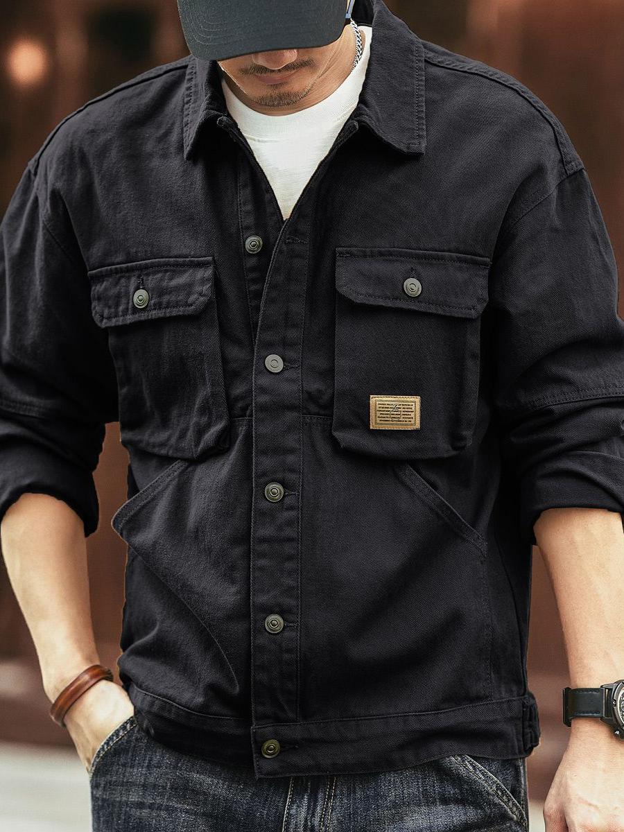 Retro American Denim Jacket Me - Outdoor Hunting Outfit recension och pris
