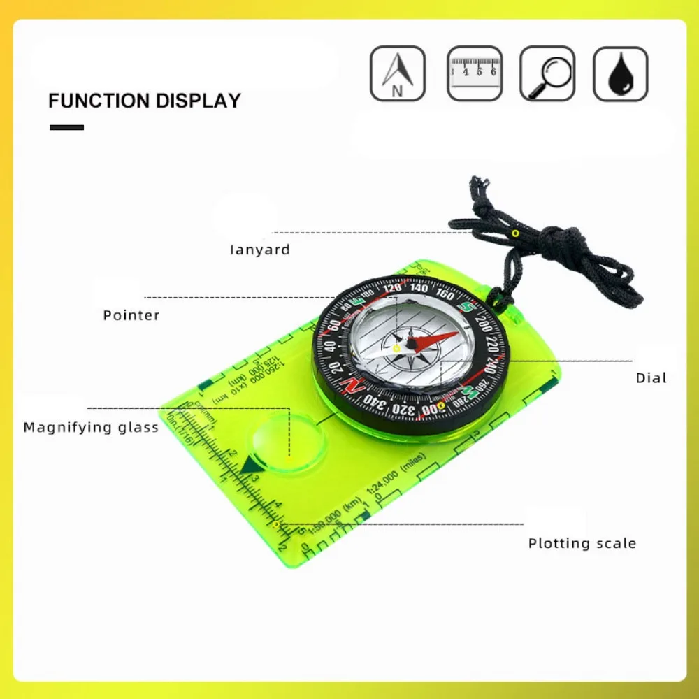 Waterproof Orienteering Compas - Outdoor Hunting Guide recension och pris