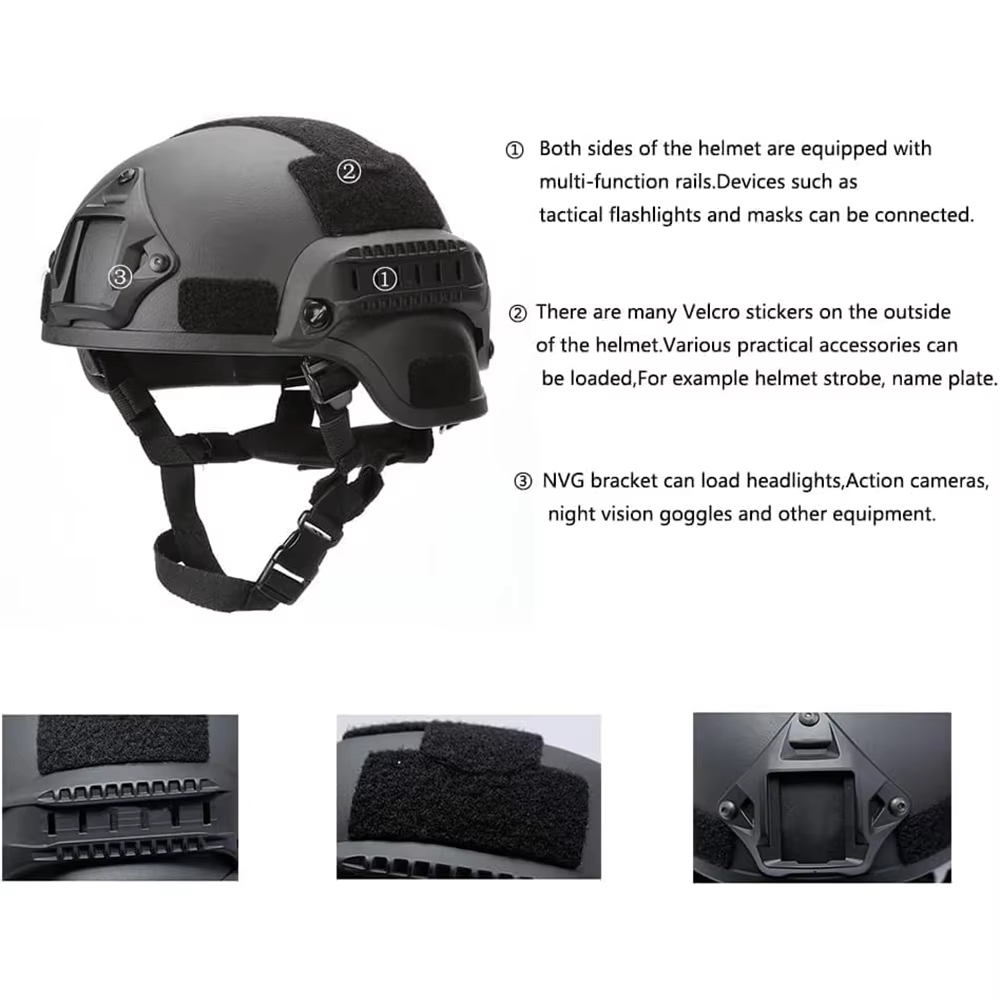 MICH Airsoft Helmet & Half Fac - Outdoor Hunting Guide recension och pris