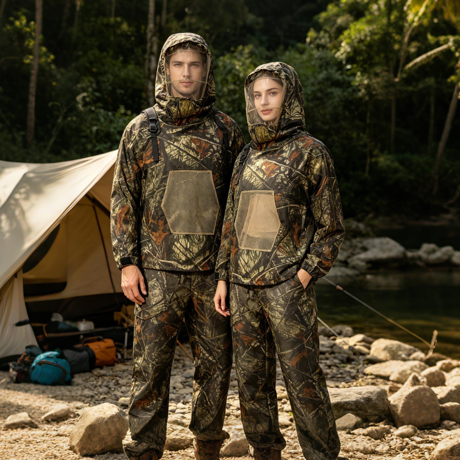 Hunting Clothes Fly Proof Mesh - Outdoor Hunting Outfit recension och pris