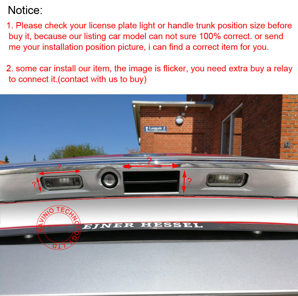 HD 1280*720 Trunk Handle car r - Trail Camera Infrared recension och pris