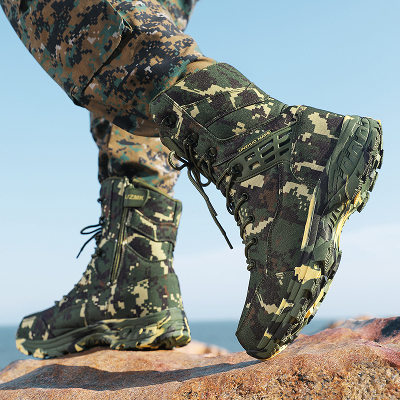 High Quality Men's Outdoor Boo - Outdoor Hunting Fabric recension och pris