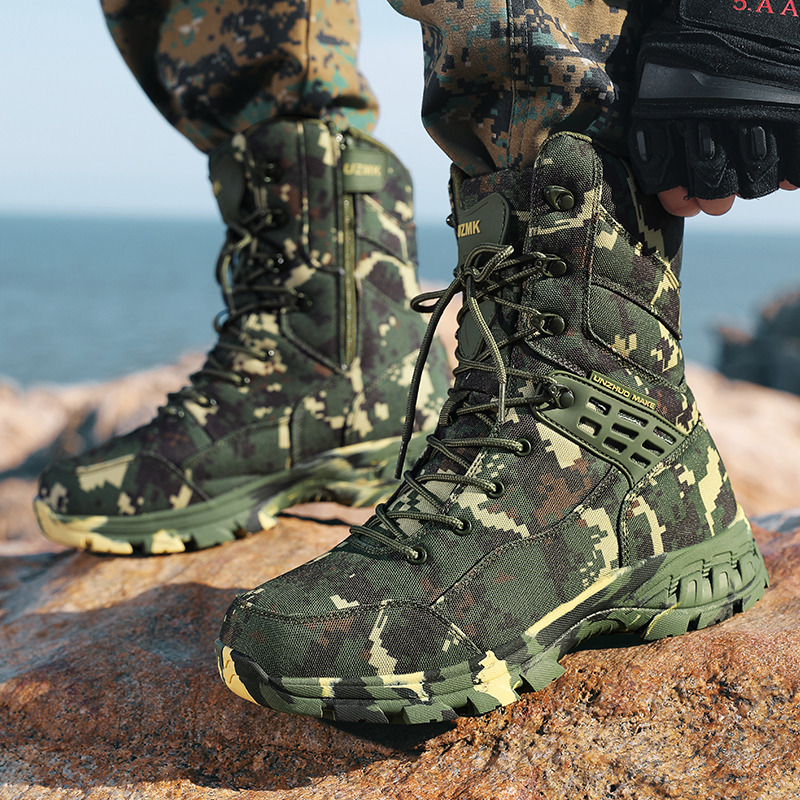 High Quality Men's Outdoor Boo - Outdoor Hunting Fabric recension och pris