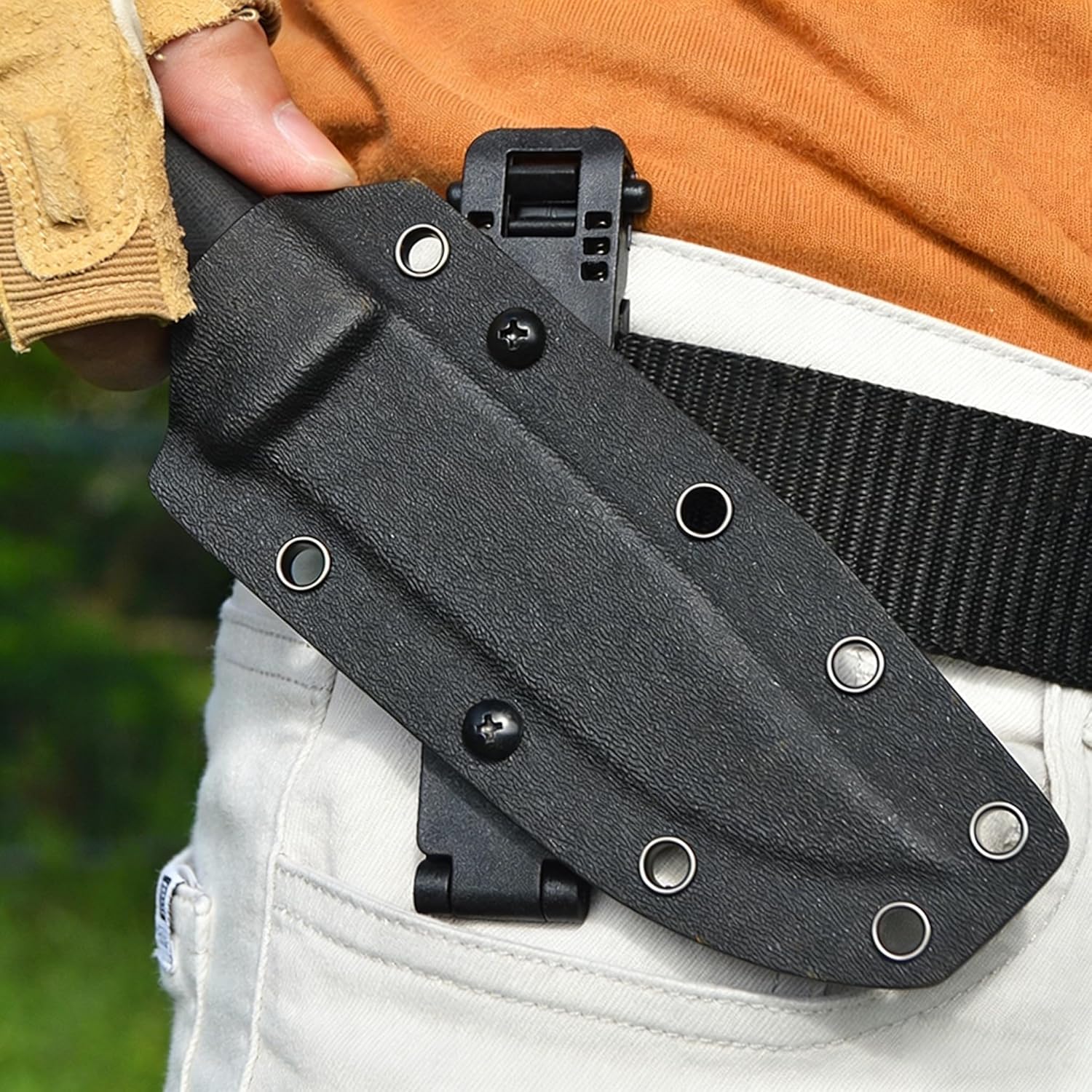 1\2 PCS Outdoor Buckle Molle W - Outdoor Hunting Knife Set recension och pris